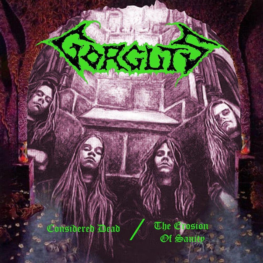 the album cover for Gorguts - Considered Dead / The Erosion Of Sanity (Uk)