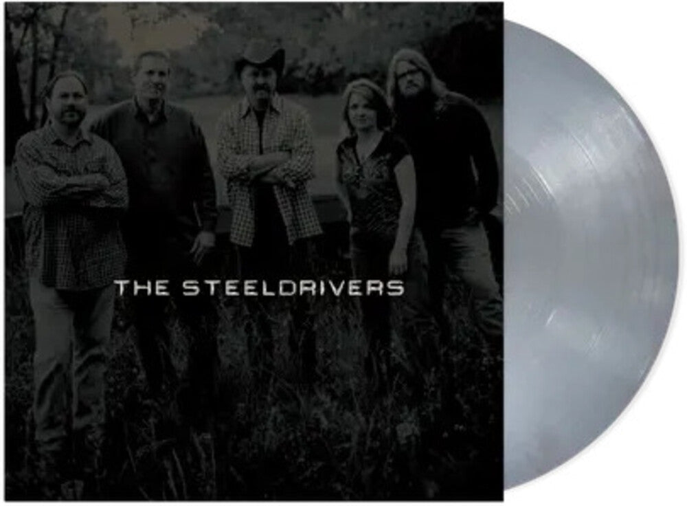 the album cover for The SteelDrivers - The Steeldrivers (Anniversary Edition) -  [Opaque Silver LP]