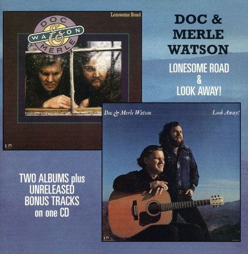 the album cover for Doc Watson & Merle Watson - Lonesome Road and Look Away