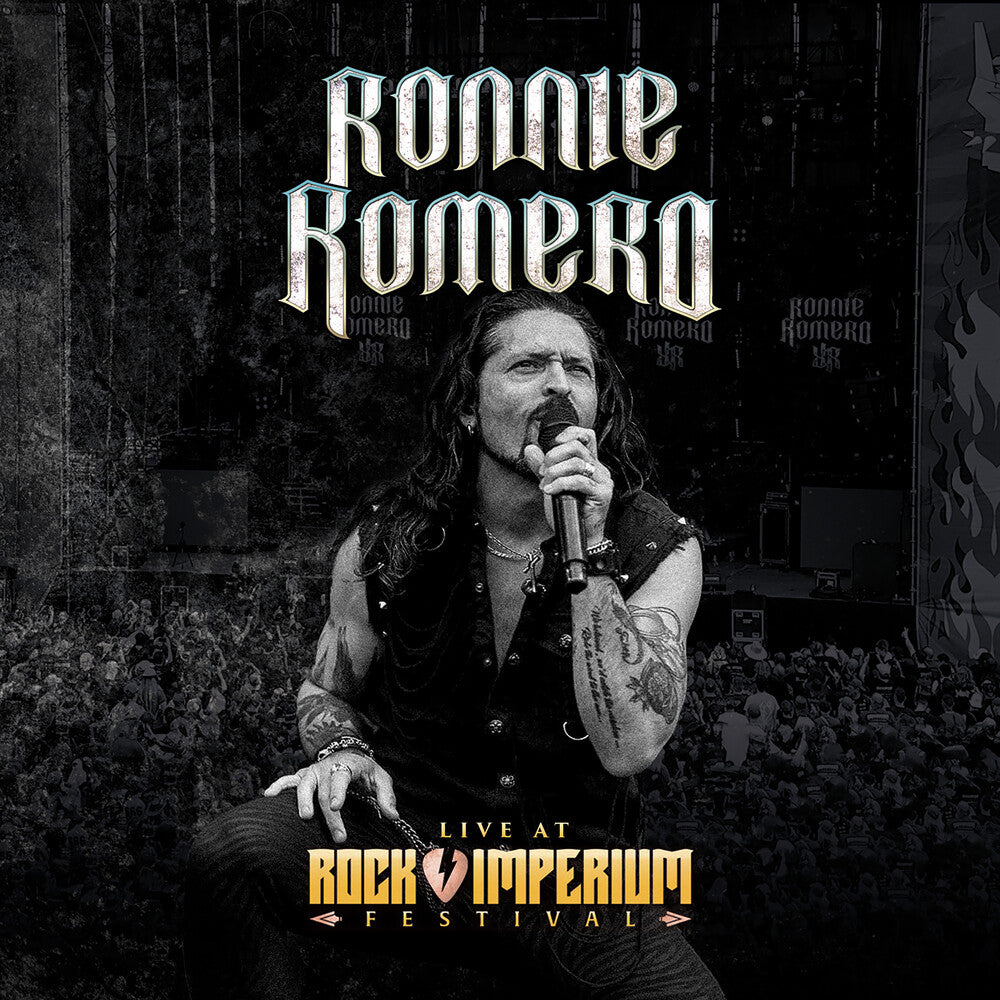 the album cover for Ronnie Romero - Live At Rock Imperium Festival (W/Dvd)
