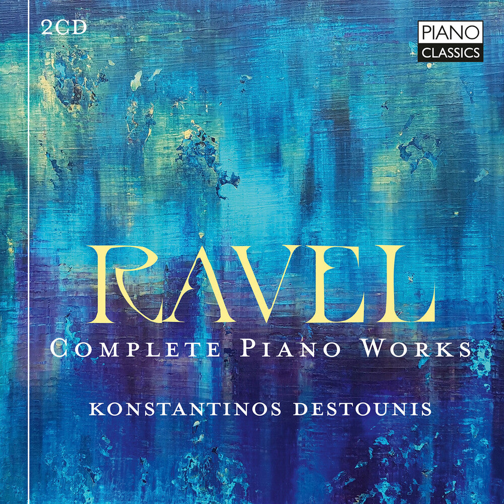 the album cover for Konstantinos Destaunis - Ravel: Complete Pno Works