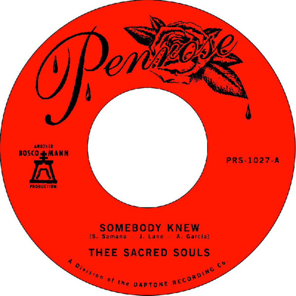 Thee Sacred Souls - Somebody Knew / We Don't Have To Be Alone [LP]