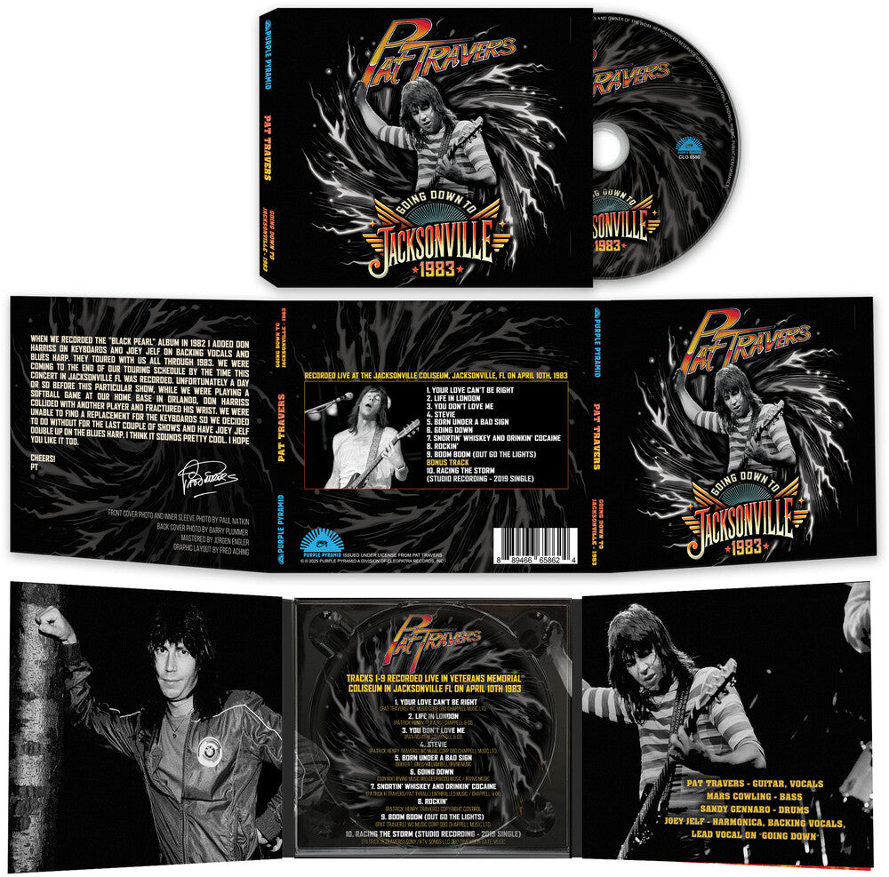the album cover for Pat Travers - Going Down To Jacksonville - 1983 -  [CD]