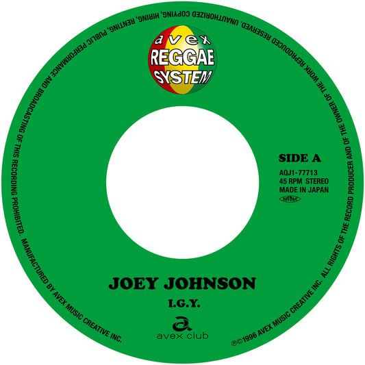 Pre-Order: Joey Johnson - I.G.Y. / Right Here Waiting