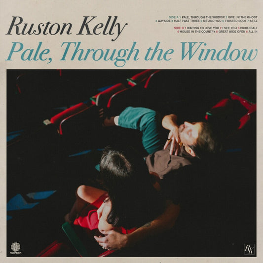 the album cover for Ruston Kelly - Pale, Through the Window ["Supersonic Blue" vinyl]