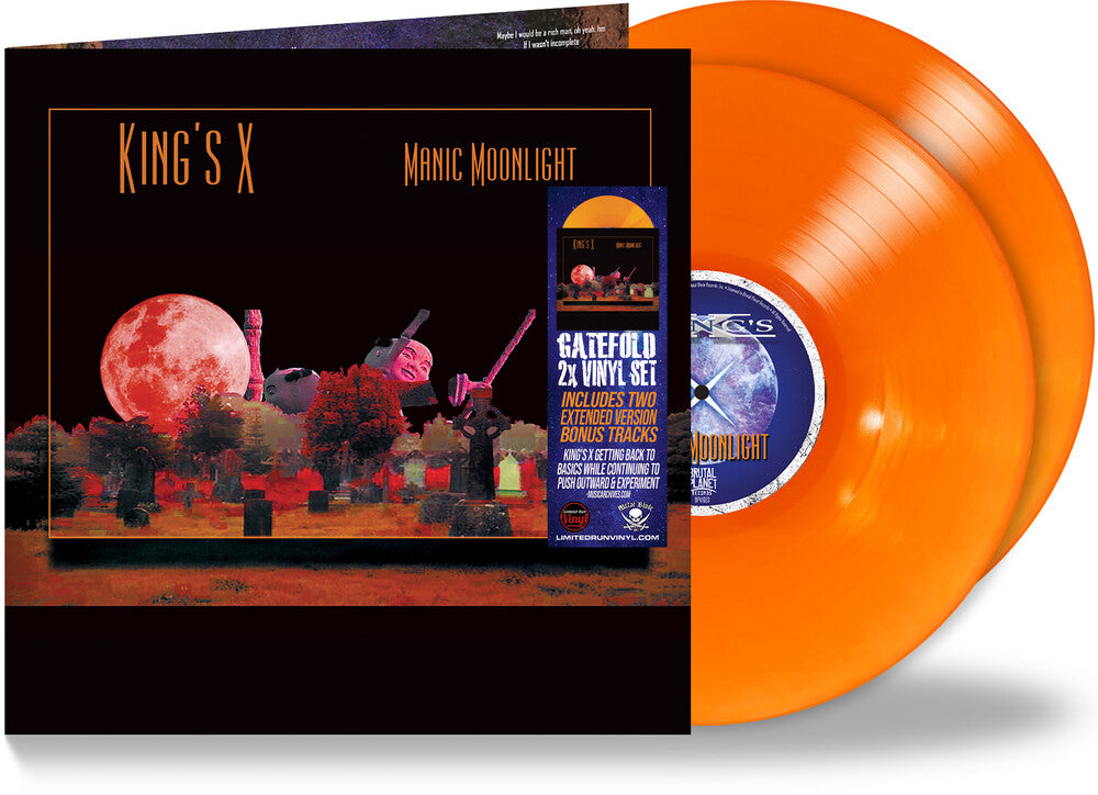 King's X - Manic Moonlight - Orange (Bonus Tracks) [Colored Vinyl]