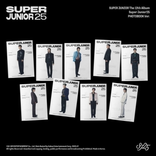 the album cover for Super Junior - Super Junior25 - Photobook Version (Phob) (Phot)
