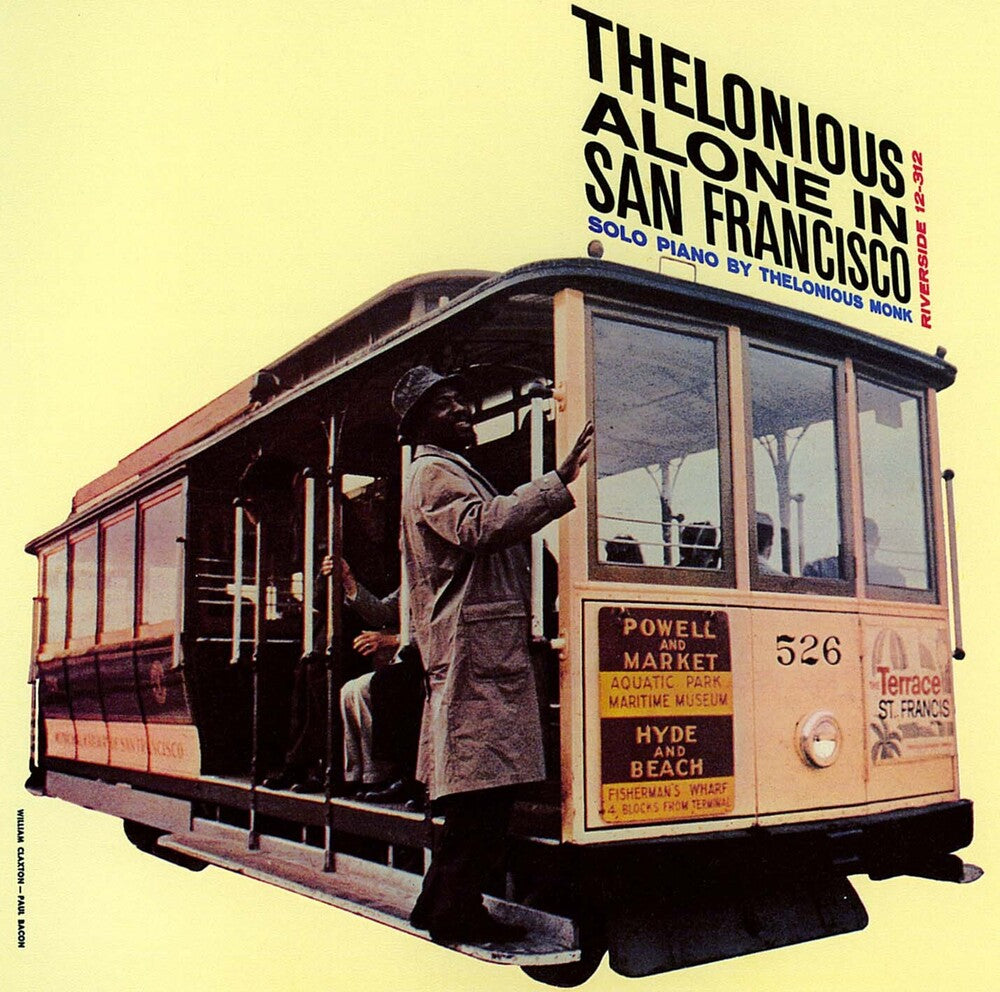 the album cover for Thelonious Monk - Thelonious Alone In San Francisco (Hqcd) [Reissue]
