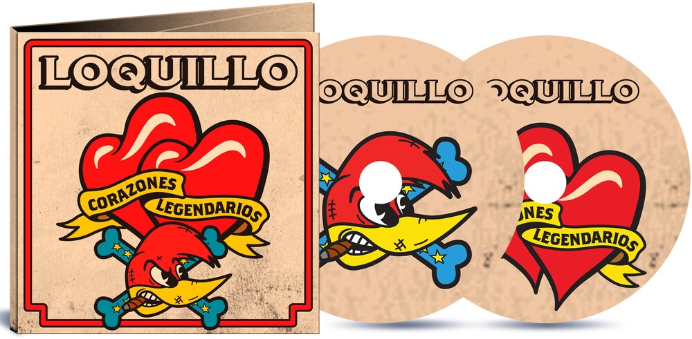 the album cover for Loquillo - Corazones Legendarios (Spa)