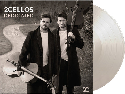 the album cover for 2Cellos - Dedicated [Colored Vinyl] [180 Gram] (Wht)