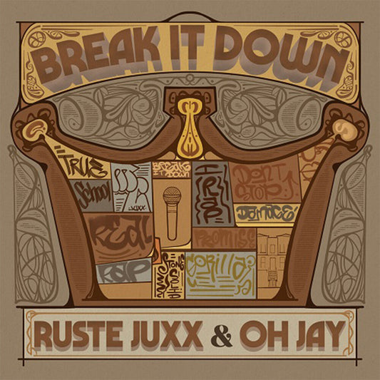 Ruste Juxx & Oh Jay - Break It Down [Electric Blue Vinyl]