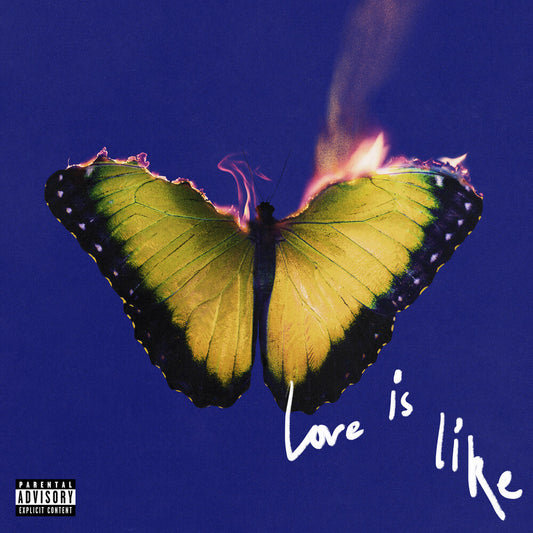 the album cover for Maroon 5 - Love Is Like [Indie Exclusive Electric Blue Transparent LP]