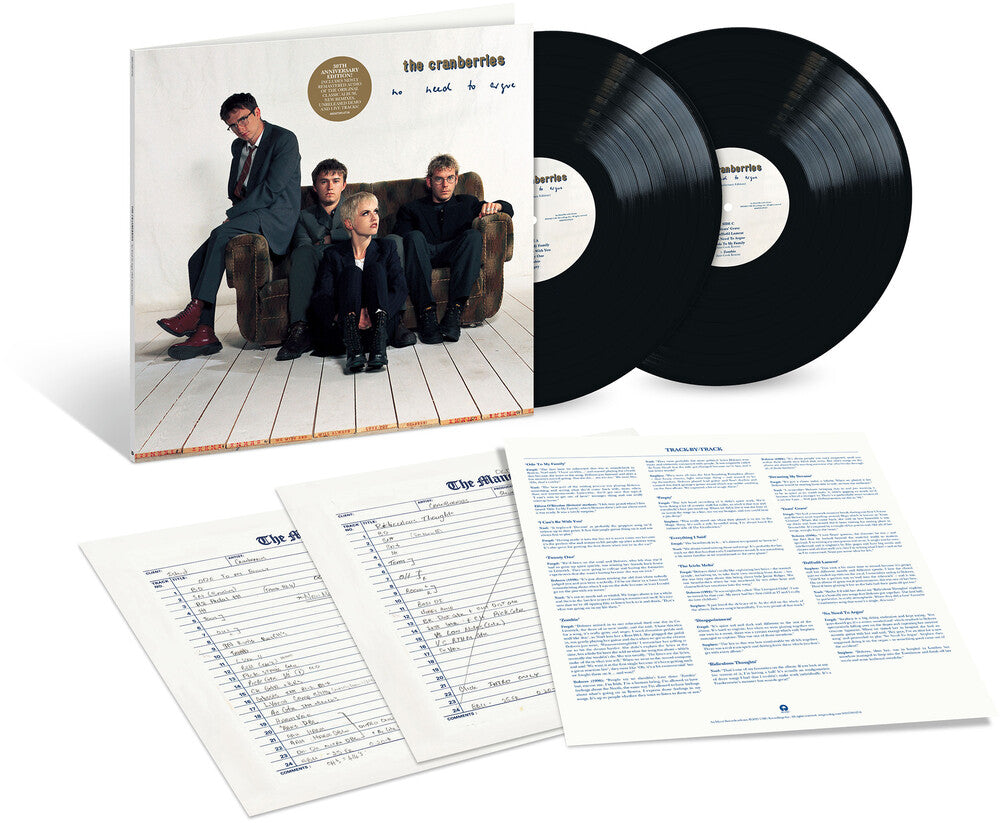 the album cover for The Cranberries - No Need To Argue (30th Anniversary Edition) -  [Deluxe 2 LP]