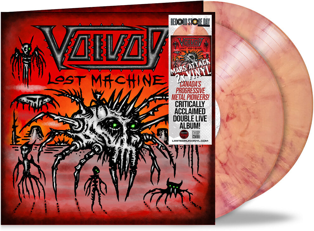 the album cover for Voivod - Lost Machine - Live - Limited Edition Colored Vinyl [RSD Black Friday 2025]
