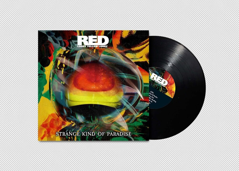 the album cover for Red Lorry Yellow Lorry - Strange Kind Of Paradise