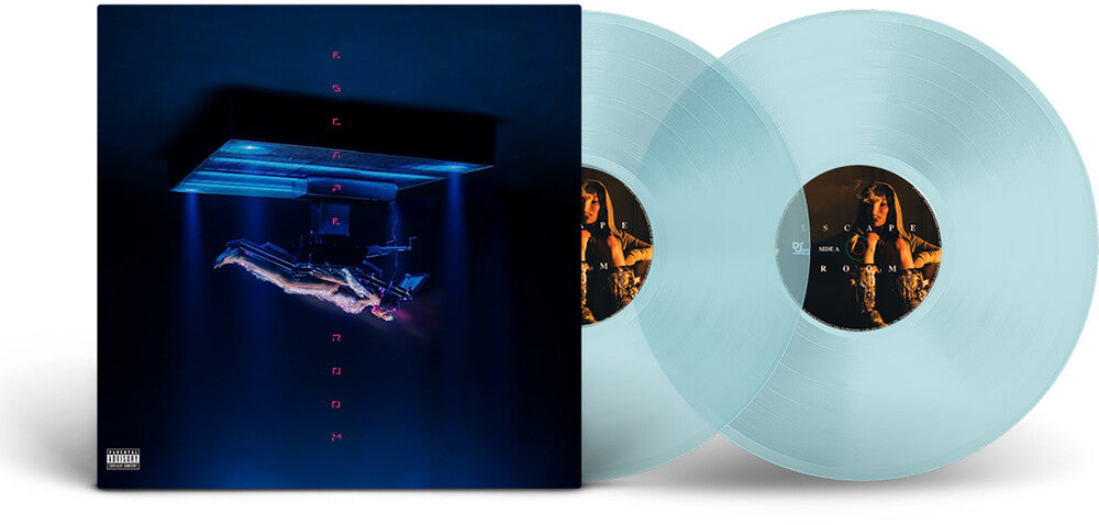 the album cover for Teyana Taylor - Escape Room [Translucent Light Blue 2 LP]