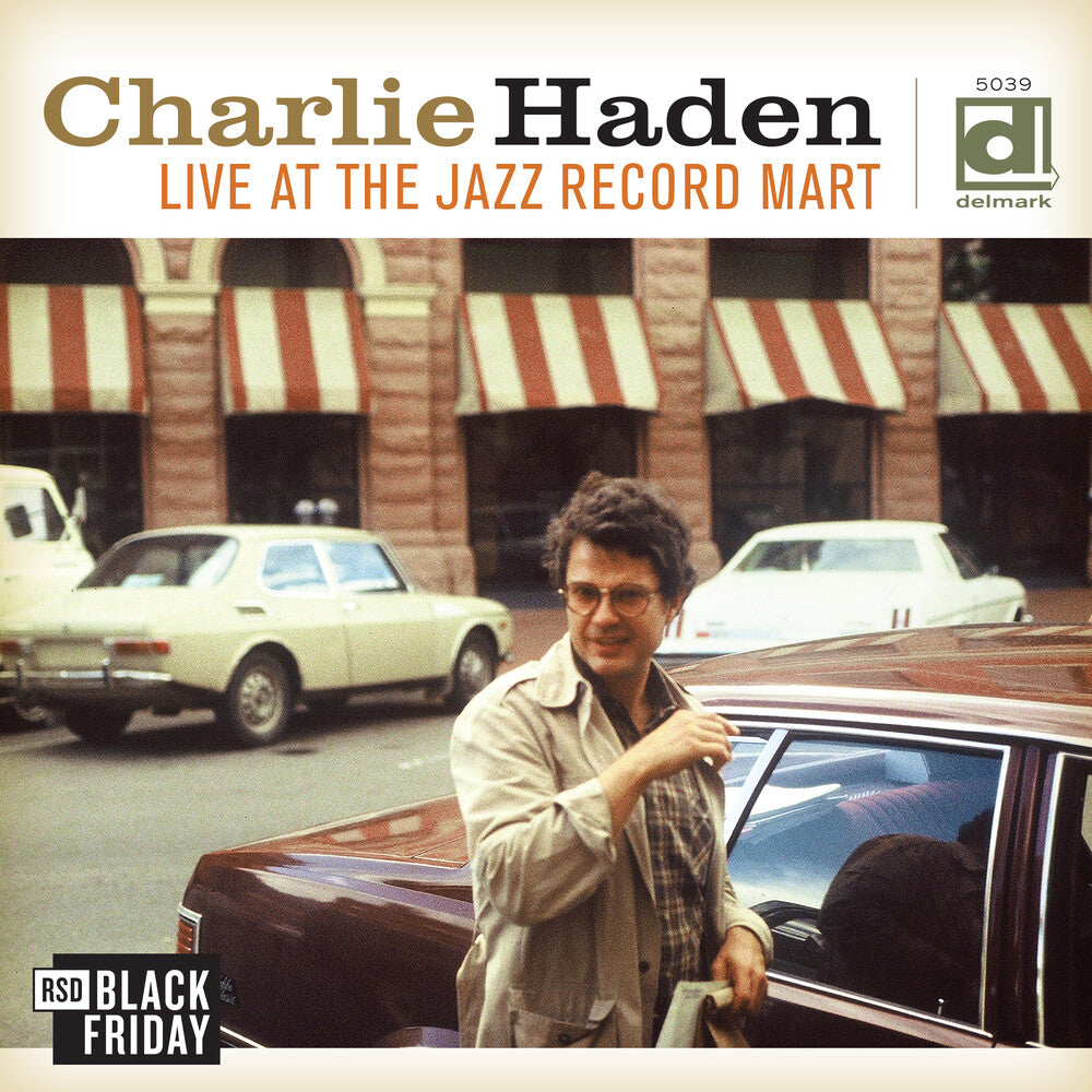 the album cover for Charlie Haden - Live At The Jazz Record Mart - Limited Edition Colored Vinyl [RSD Black Friday 2025]