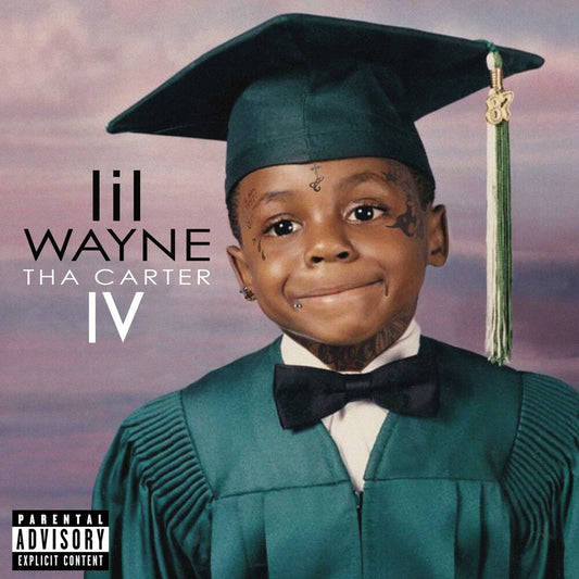 the album cover for Lil Wayne - Tha Carter Iv