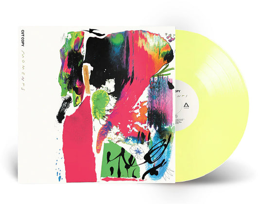 Pre-Order: Cut Copy - Moments [Deluxe Edition Light Yellow Opaque Vinyl]