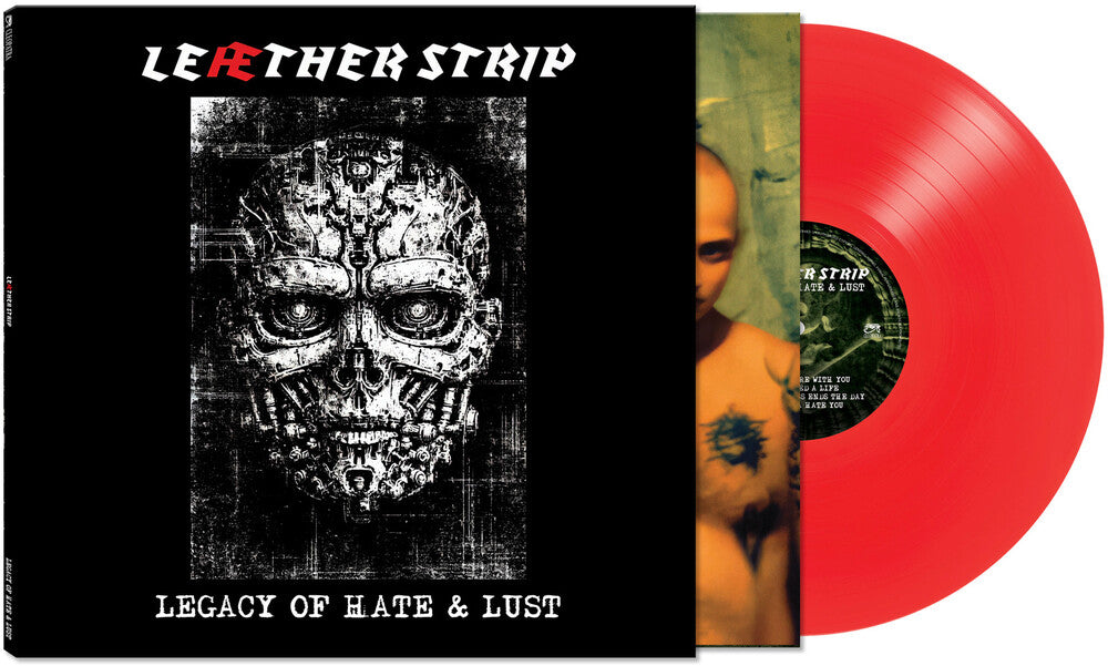 the album cover for Leaether Strip - Legacy Of Hate &amp; Lust [Red LP]
