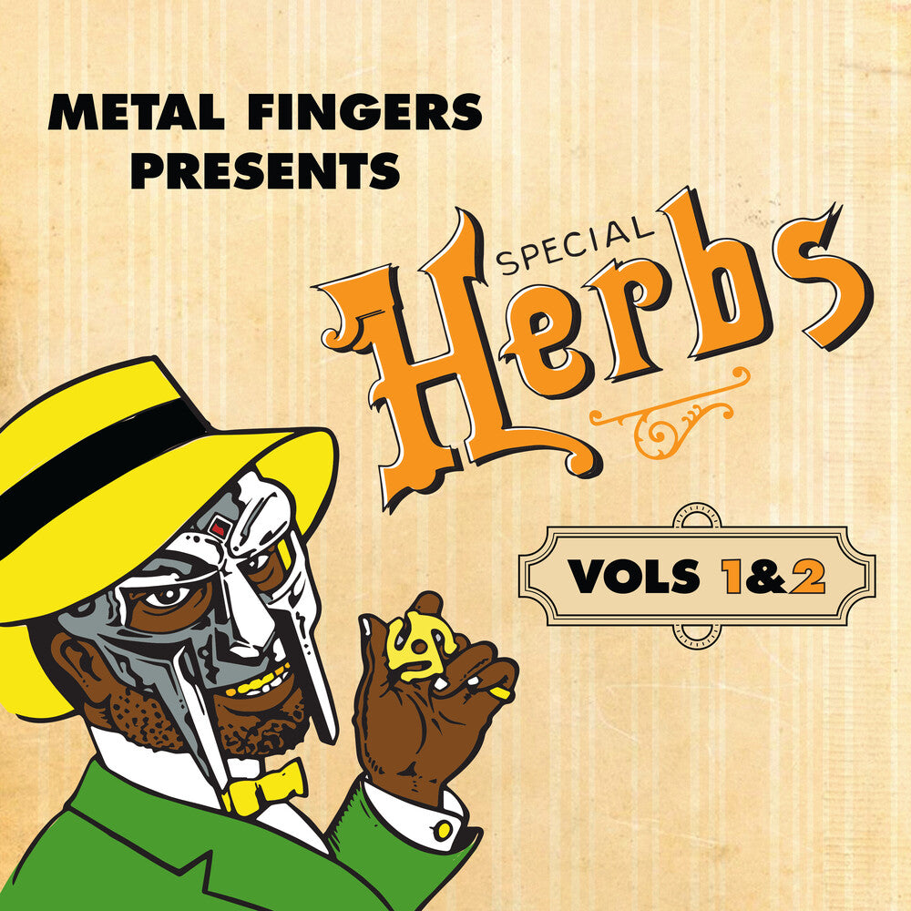 MF DOOM - Metal Fingers Presents: Special Herbs Vol. 1 & 2 [Mustard Yellow LP]