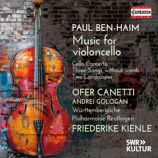 Pre-Order: Ofer Canetti - Paul Ben-Haim: Music For Violoncello