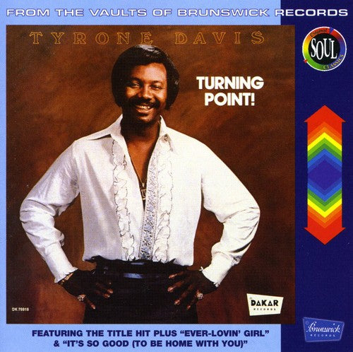 the album cover for Tyrone Davis - Turning Point