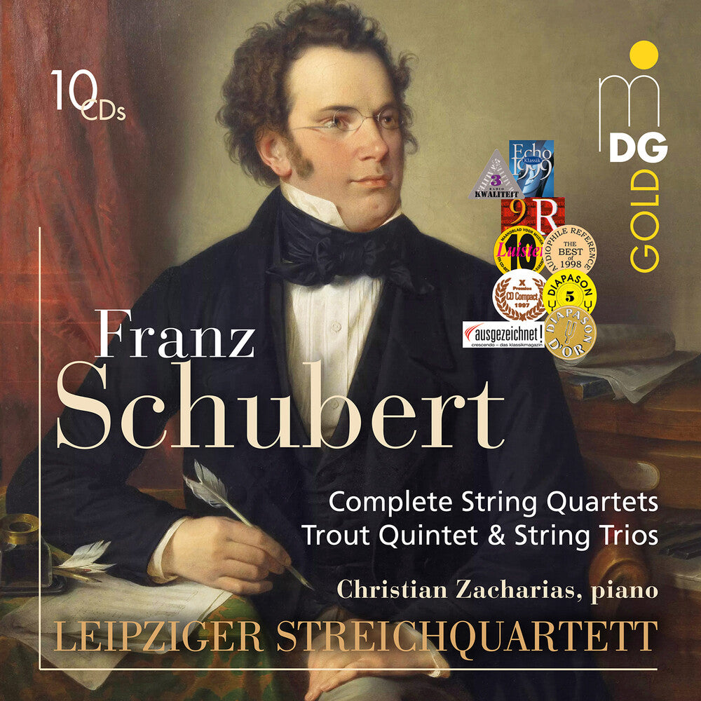 Pre-Order: Leipziger Streichquartett - Schubert: Complete String Quartets & Trout Quintet