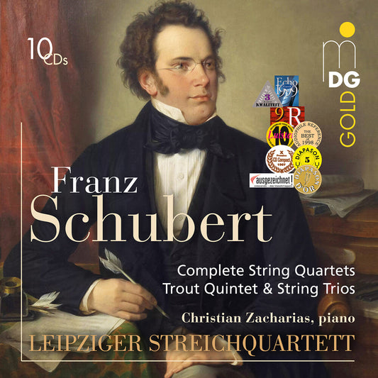 Pre-Order: Leipziger Streichquartett - Schubert: Complete String Quartets & Trout Quintet