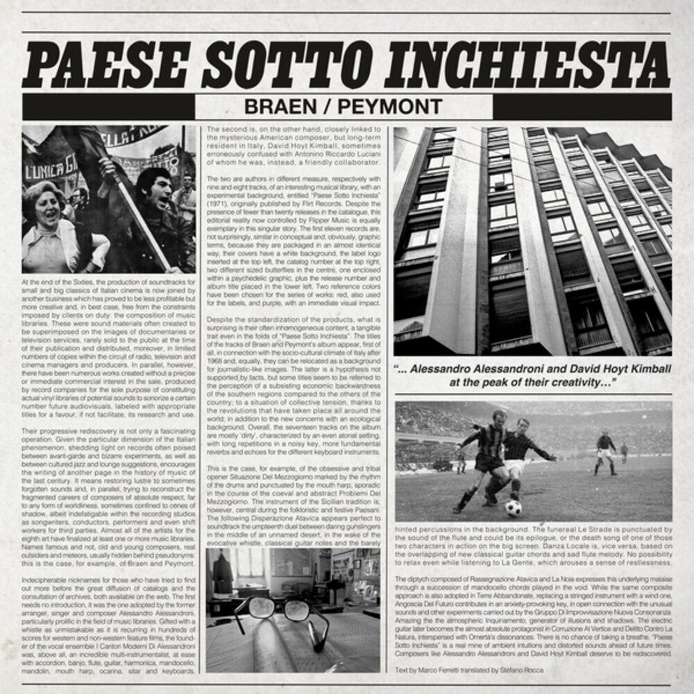 Braen / Peymont - Paese Sotto Inchiesta [LP]