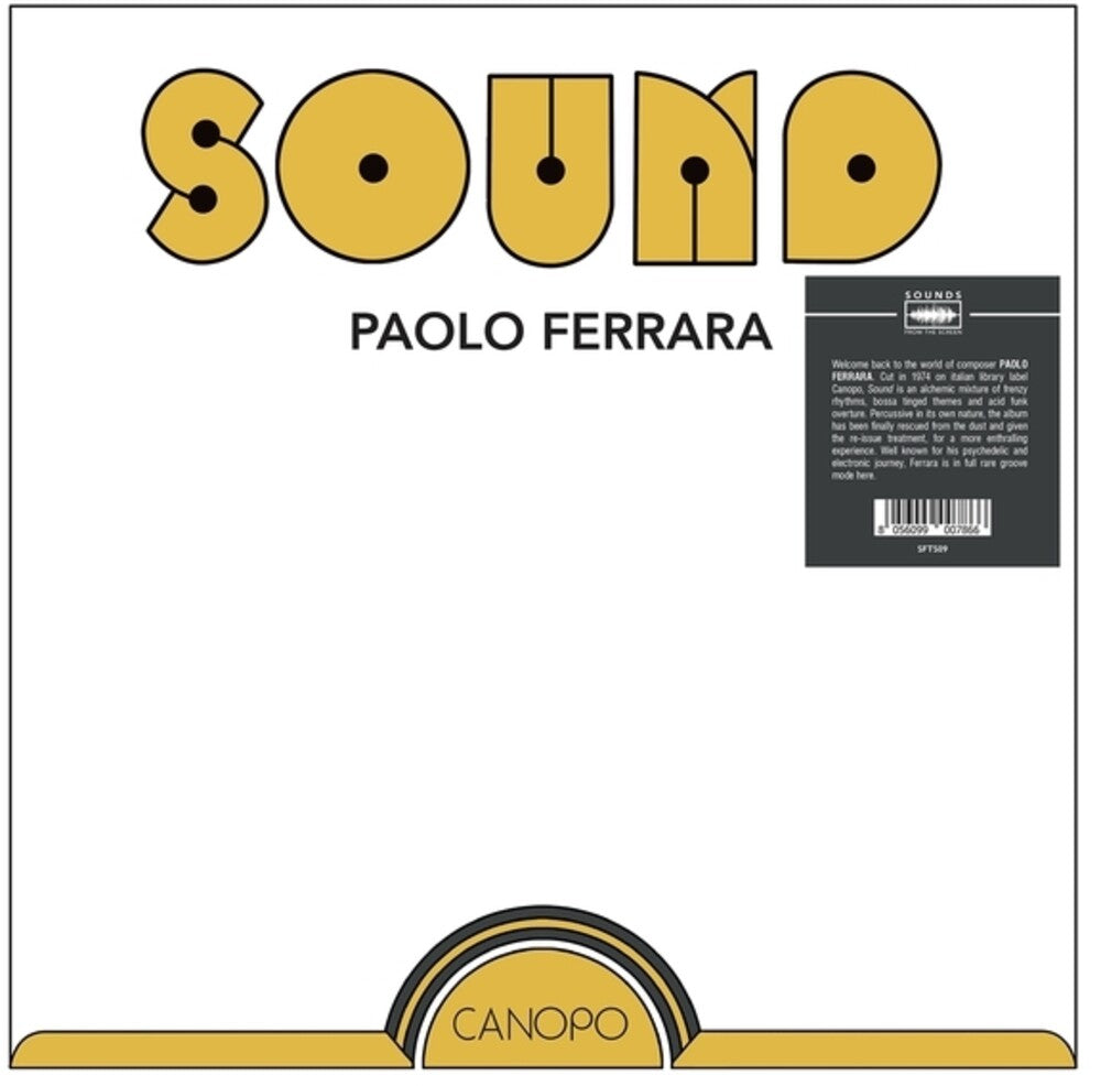 the album cover for Paolo Ferrara - Sound