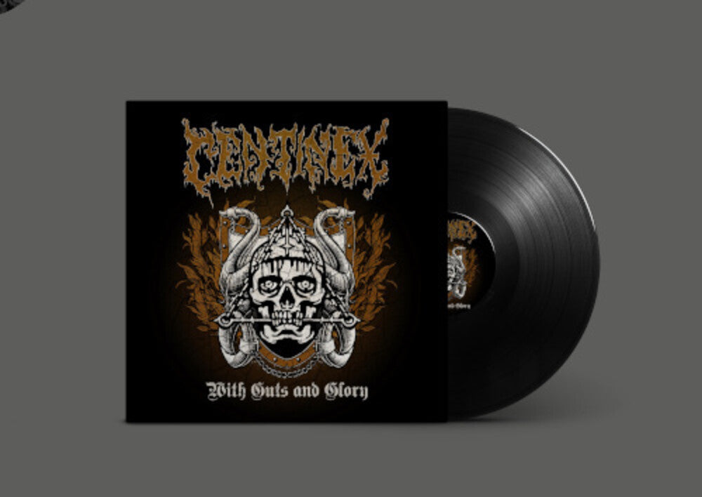 the album cover for Centinex - With Guts & Glory