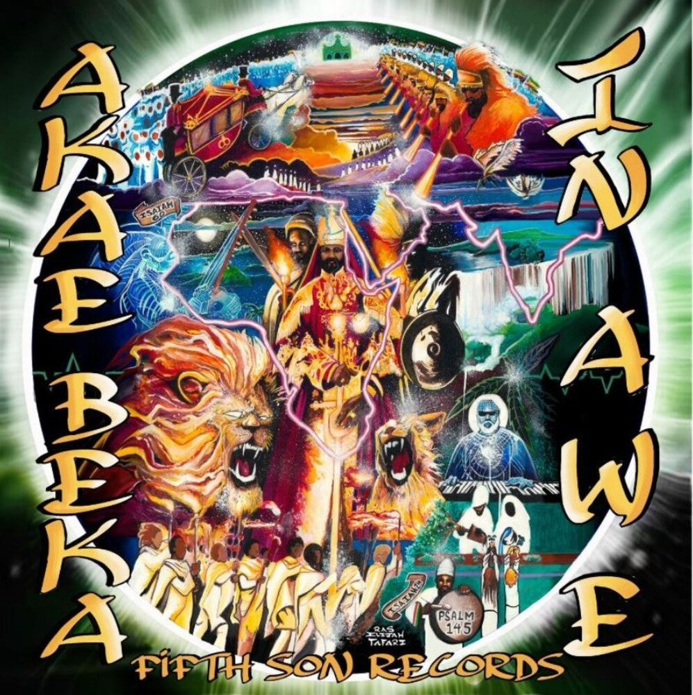 the album cover for Akea Beka - In Awe
