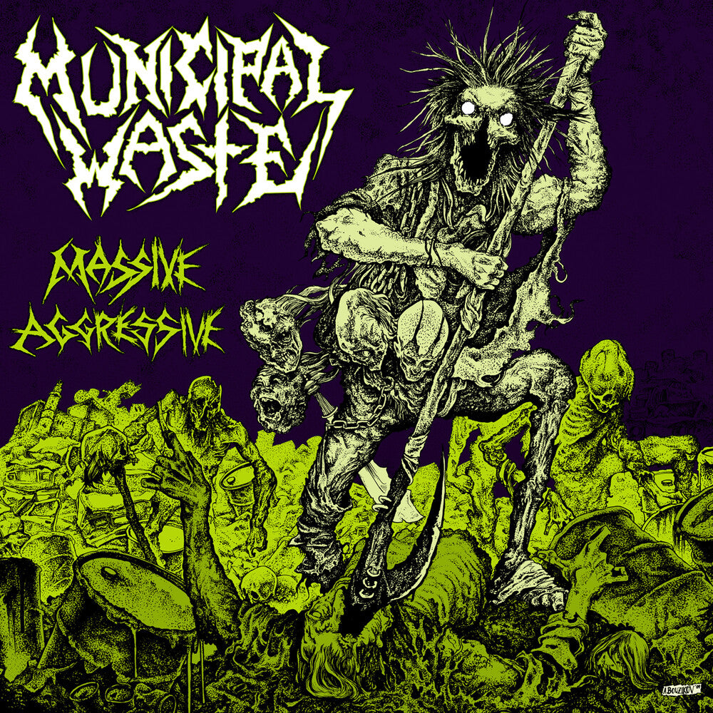 the album cover for Municipal Waste - Massive Aggressive [RSD Black Friday 2025]