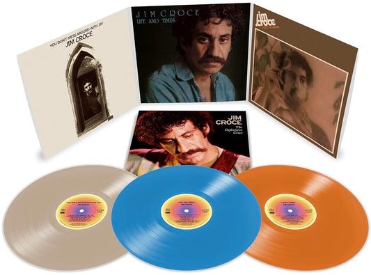 Pre-Order: Jim Croce - Definitive Croce [Limited Edition Bone, Sky Blue, & Tangerine Colored Vinyl]