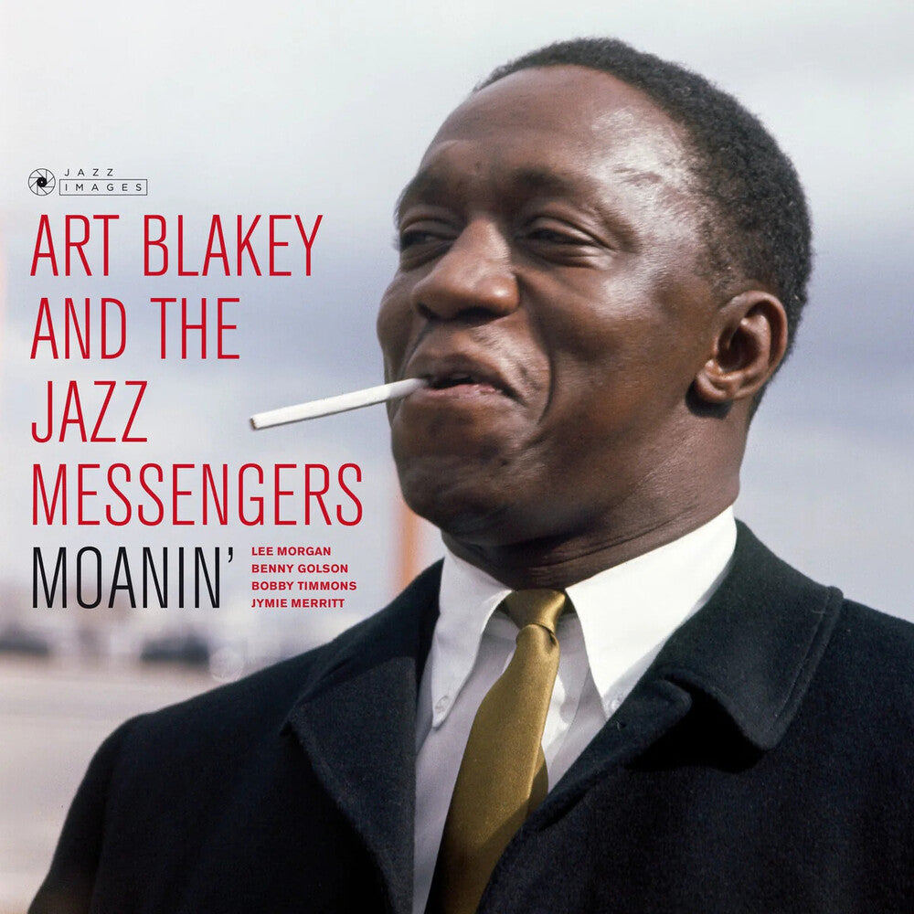 the album cover for Art Blakey  & The Jazz Messengers - Moanin [Colored Vinyl] [180 Gram] (Red) (Spec) (Spa)