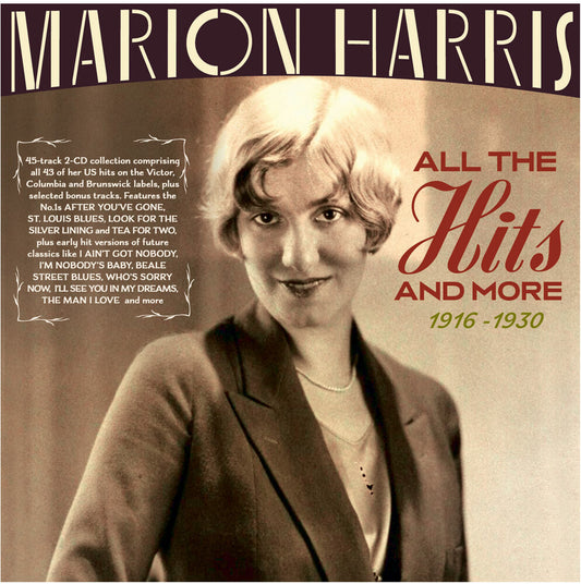 Pre-Order: Marion Harris - All The Hits And More 1916-1930