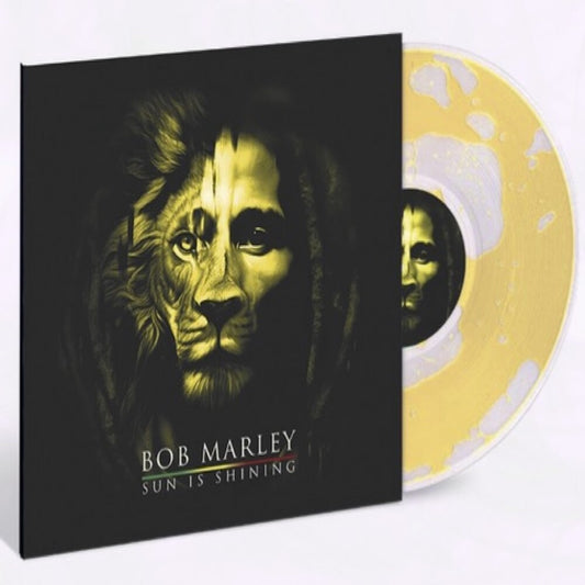 the album cover for Bob Marley - Sun Is Shining - Liquid Vinyl Numbered [Colored Vinyl]