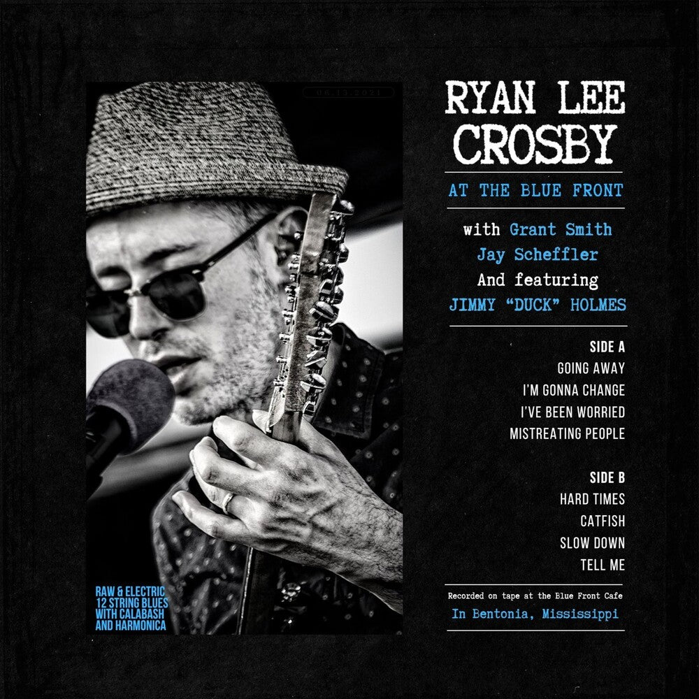 the album cover for Ryan Crosby  Lee - At The Blue Front (Wal) (Eco)