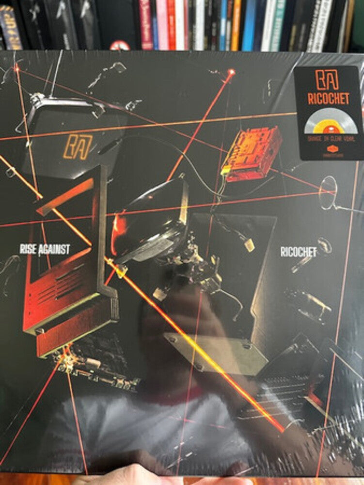the album cover for Rise Against - Ricochet [Colored Vinyl] [Clear Vinyl] [Limited Edition] (Org) (Ita)
