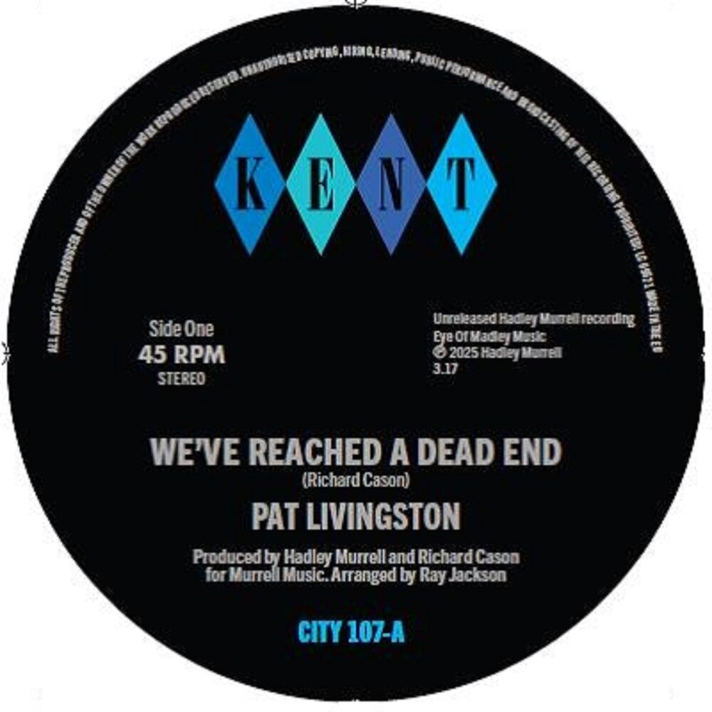 the album cover for Pat Livingston - We've Reached A Dead End / Sugar Love (Uk)