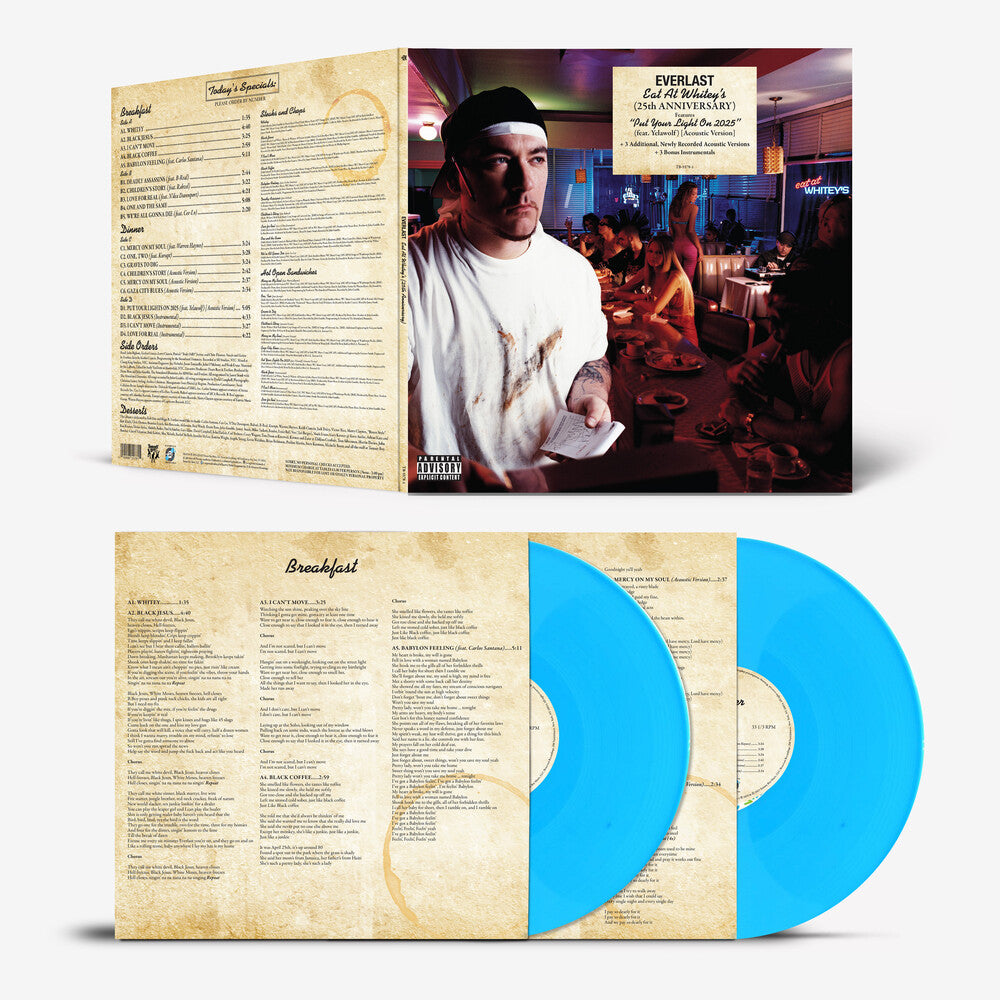 Pre-Order: Everlast - Eat At Whitey's (25th Anniversary) (Blue) [Colored Vinyl]
