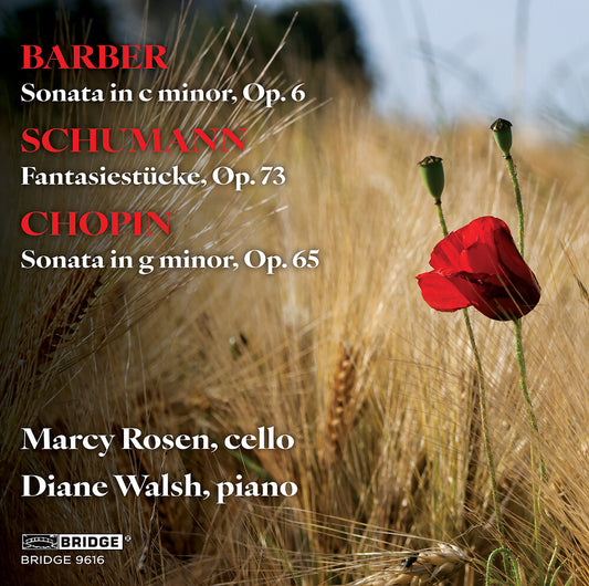 Pre-Order: Marcy Rosen - Barber Schumann & Chopin: Music For Vc & Piano [CD]