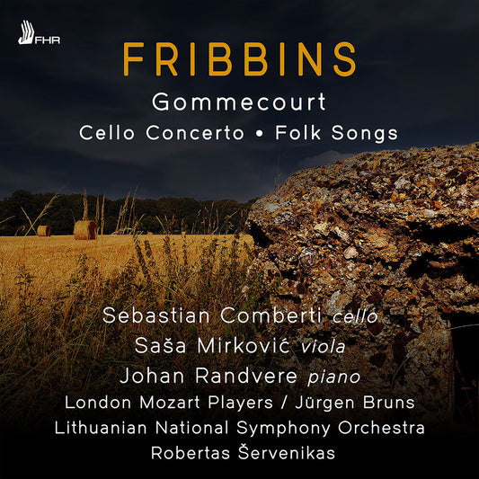 Pre-Order: Sebastian Comberti - Fribbins: Vc Con: Gommecourt: Folk Songs [CD]