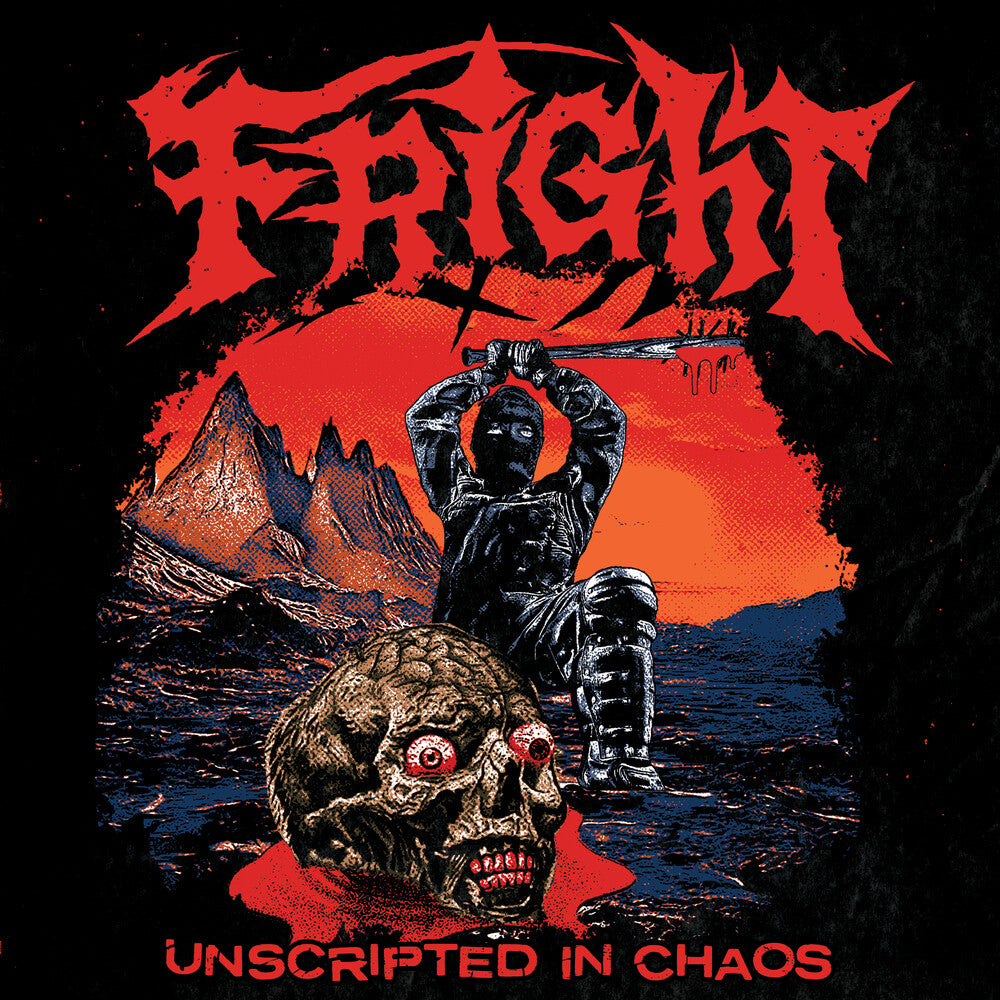 the album cover for Fright - Unscripted In Chaos