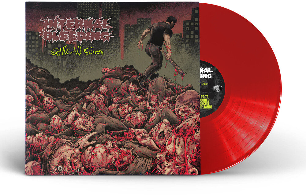 Pre-Order: Internal Bleeding - Settle All Scores [Clear Vinyl] (Red)