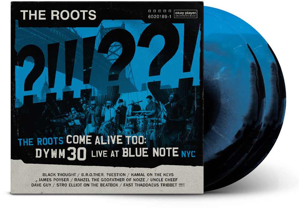Pre-Order: The Roots - The Roots Come Alive Too: DYWM30 Live at Blue Note NYC! -  [2LP Blue & Black - A Side B Side effect]