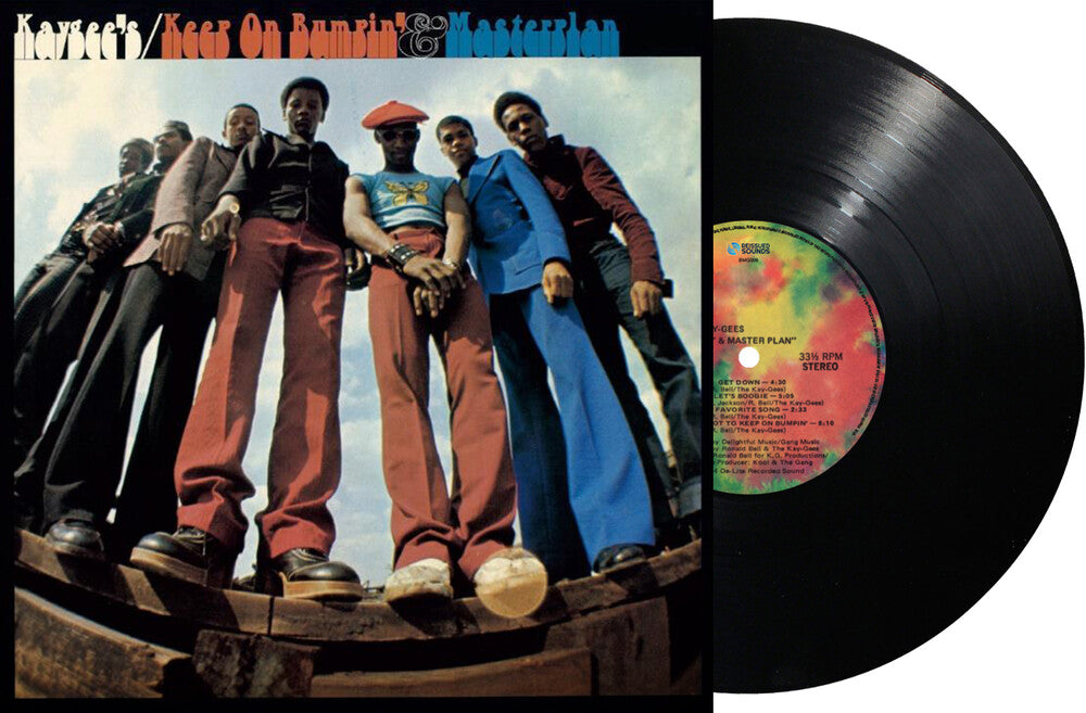 the album cover for Kaygee's - Keep On Bumpin & Masterplan (Blk) (Fra)