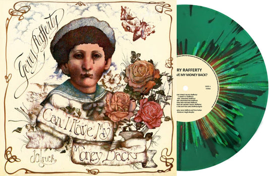 the album cover for Gerry Rafferty - Can I Have My Money Back - Ltd Green Vinyl [Colored Vinyl]