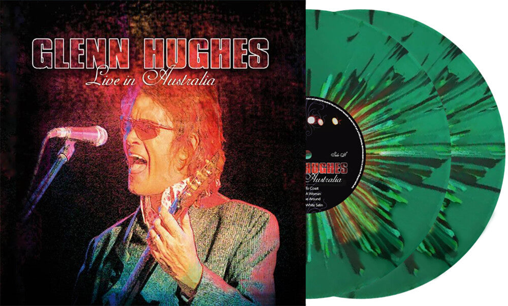the album cover for Glenn Hughes - Live In Australia - Ltd Green Vinyl [Colored Vinyl] (Grn)